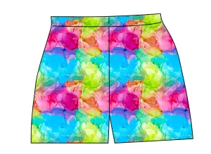 Rainbow Splash Ladies' Lounge Shorts