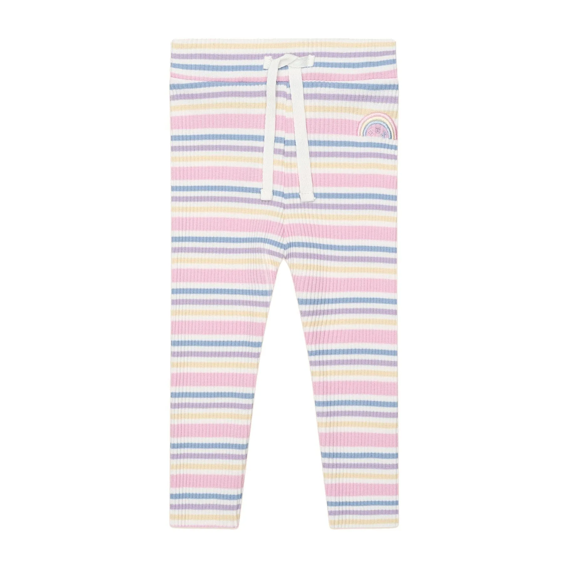 Rainbow Stripe Rib Legging