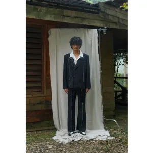 Raw Edge Double-Breasted Suit
