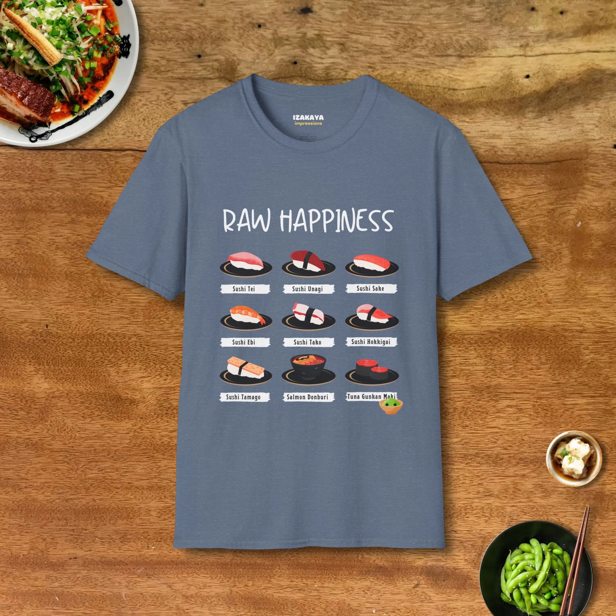 Raw Happiness Sushi T-Shirt