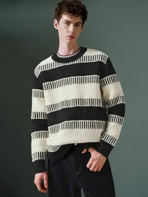 Regular Striped Knitted T-Shirts