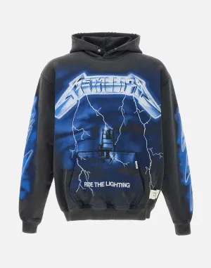 Representera vintage grå Metallica -tröja