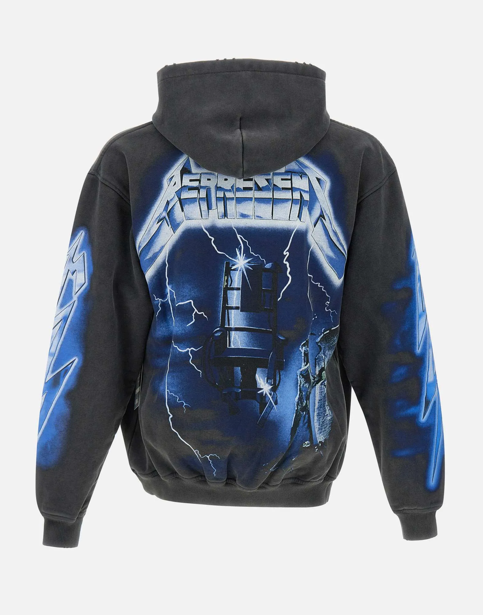 Representera vintage grå Metallica -tröja