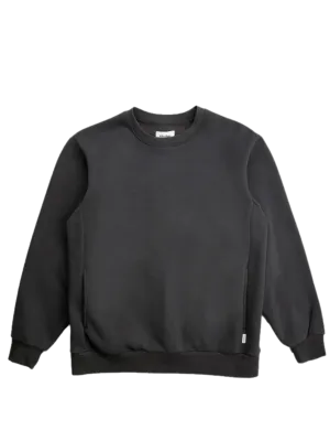 Rhythm Classic Fleece Crew - Vintage Black