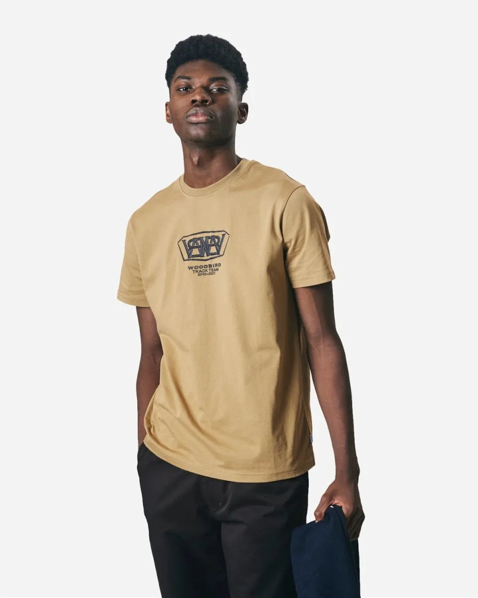 Rics Track Tee - Camel