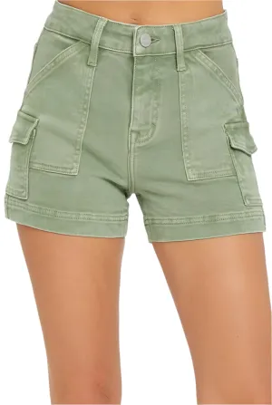 Risen Women's Cargo Shorts Olive