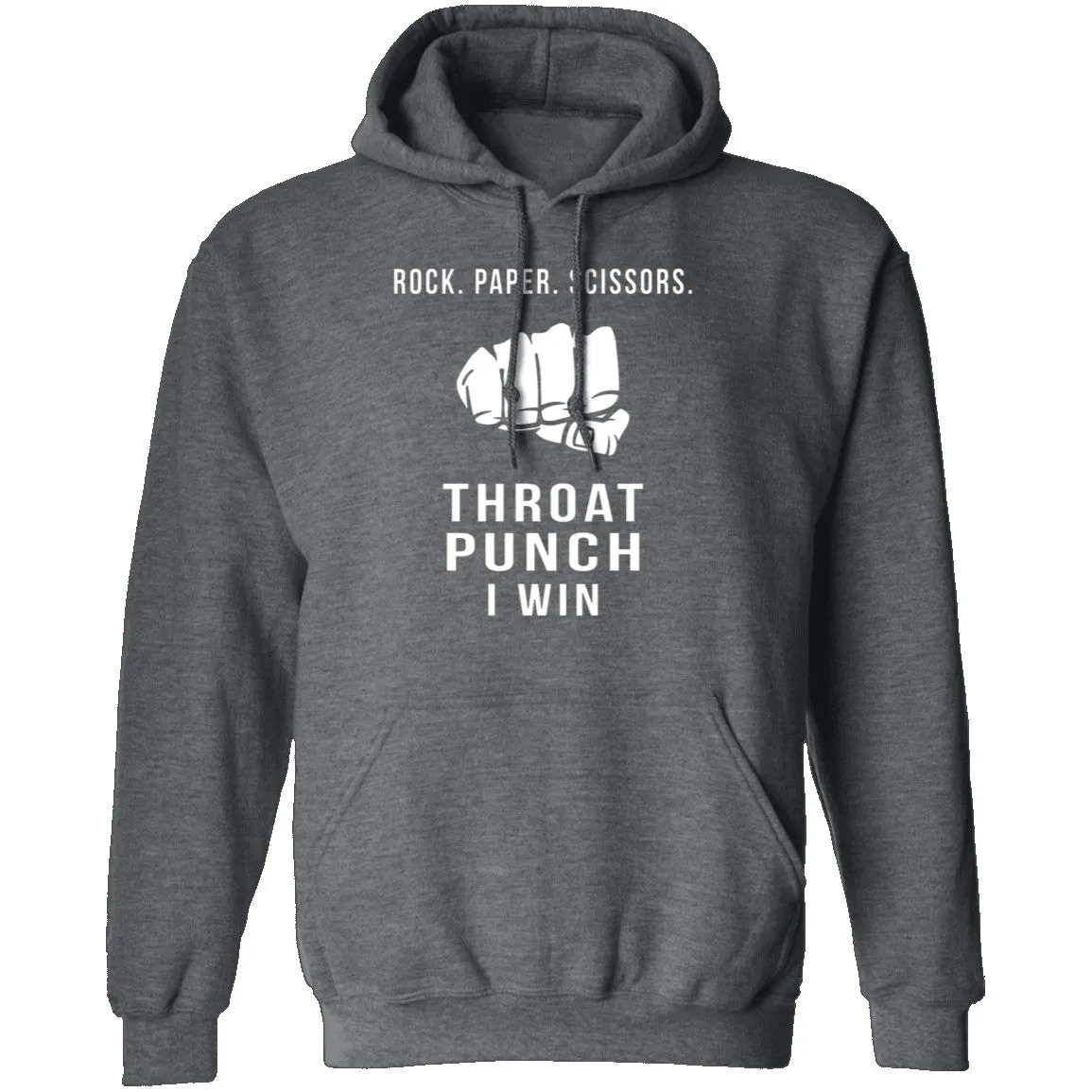 Rock Paper Scissors Throat Punch I Win T-Shirt