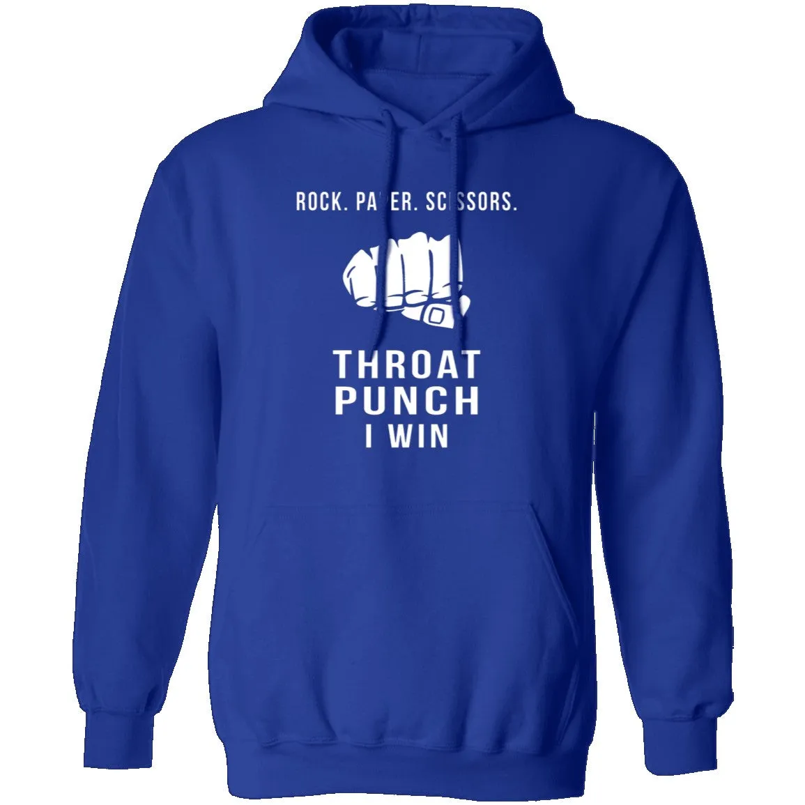 Rock Paper Scissors Throat Punch I Win T-Shirt