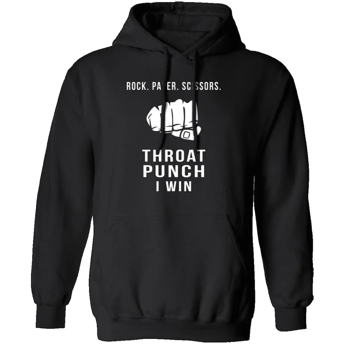 Rock Paper Scissors Throat Punch I Win T-Shirt