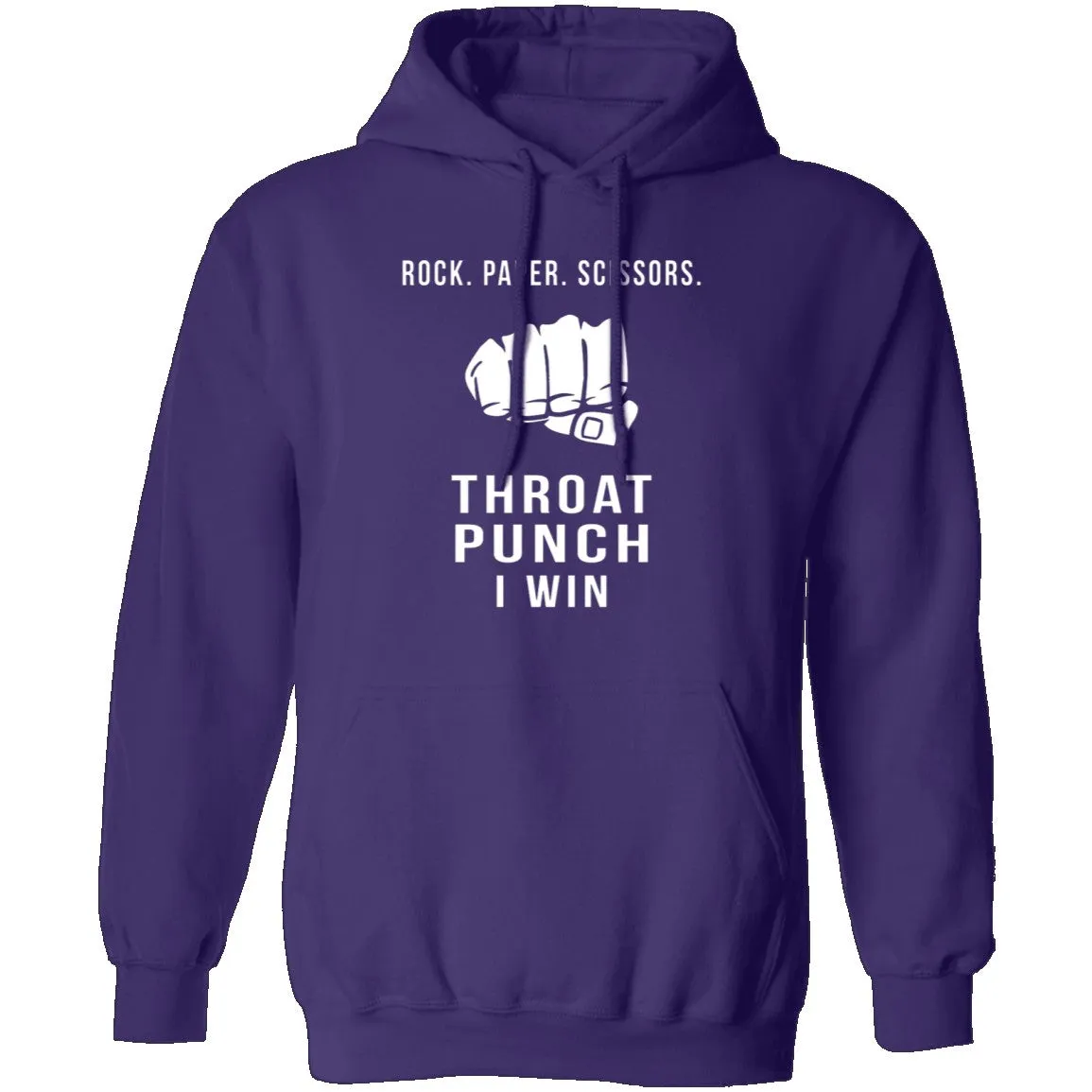 Rock Paper Scissors Throat Punch I Win T-Shirt