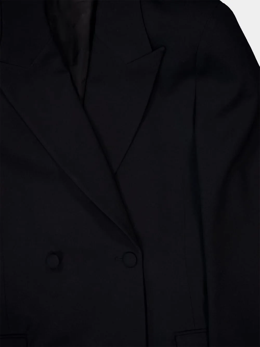 Round Shoulder Waisted Blazer