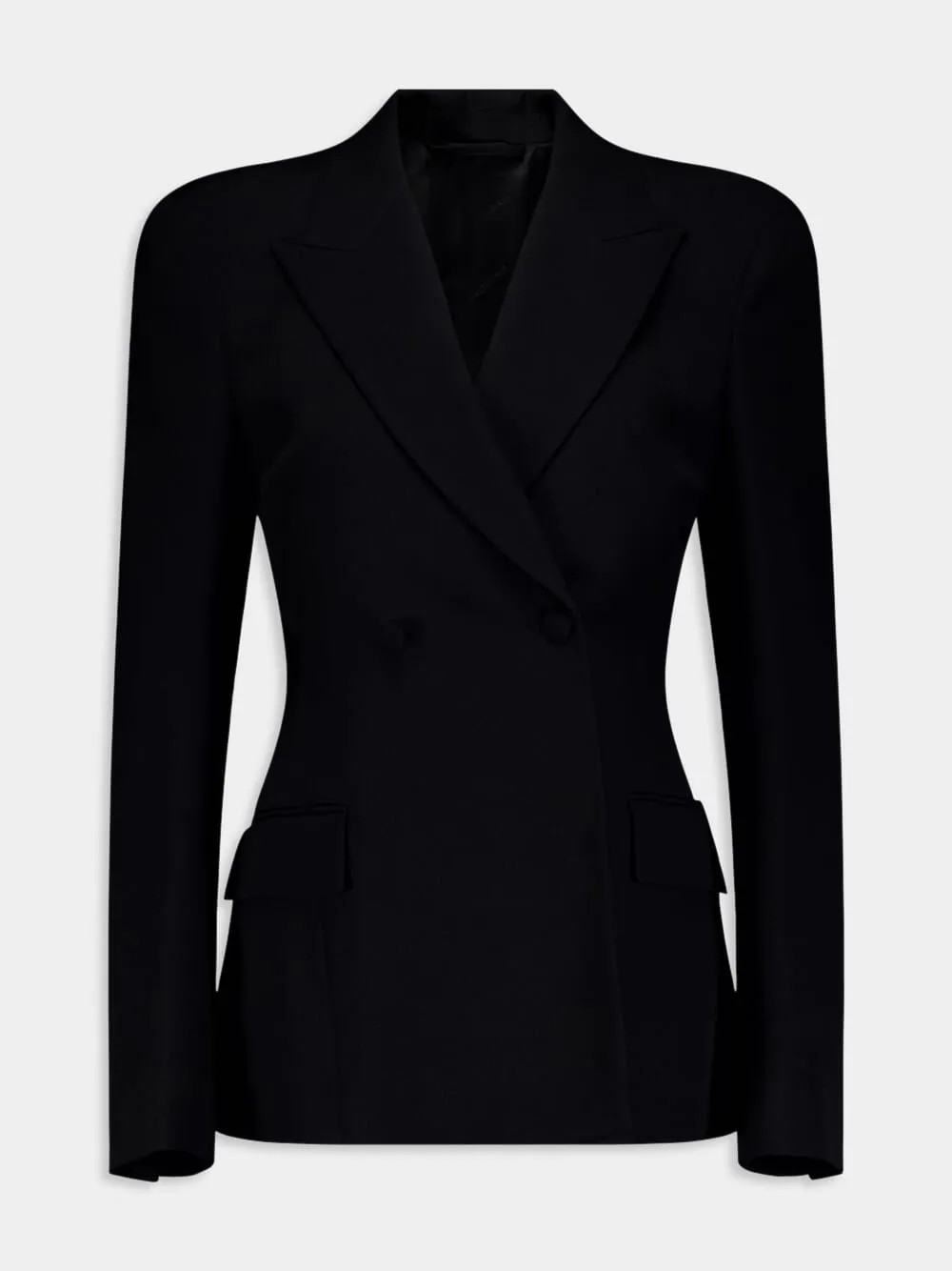 Round Shoulder Waisted Blazer