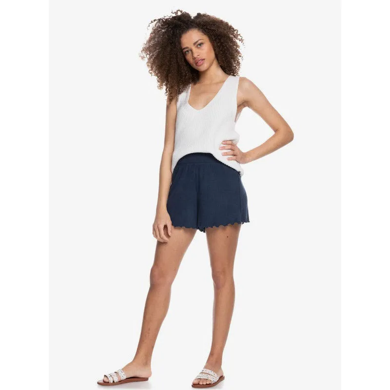 Roxy Cozy Day Rib Knit Lounge Shorts