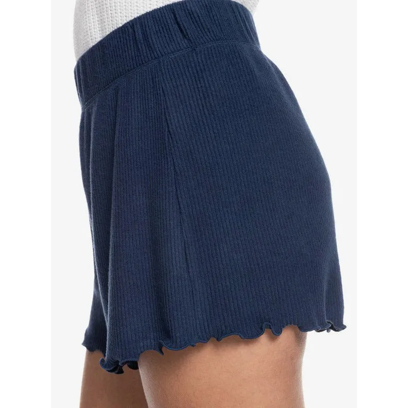 Roxy Cozy Day Rib Knit Lounge Shorts