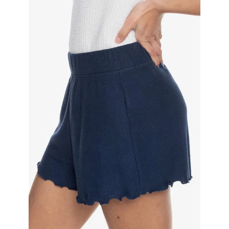Roxy Cozy Day Rib Knit Lounge Shorts