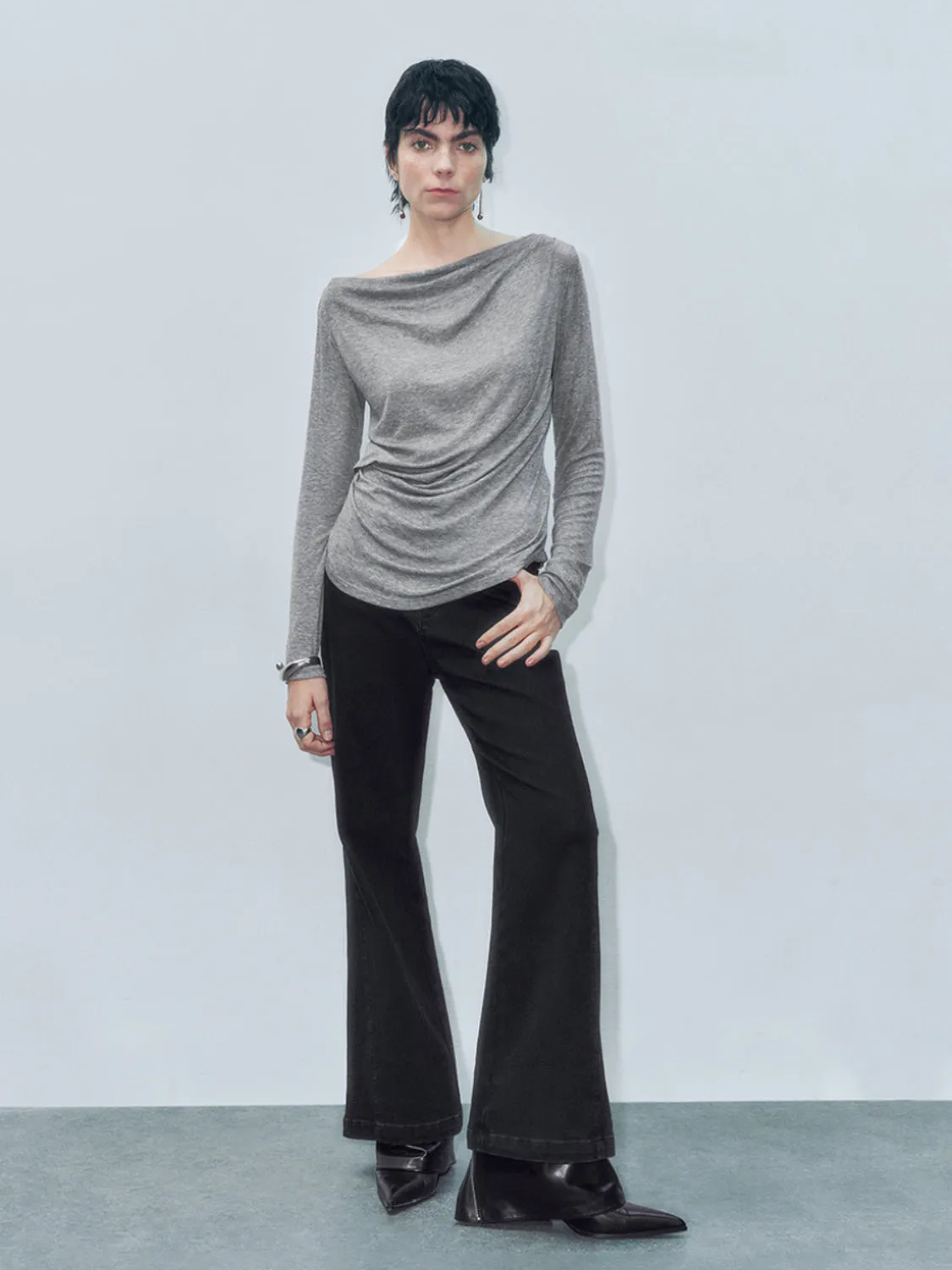 Ruched Regular T-Shirts