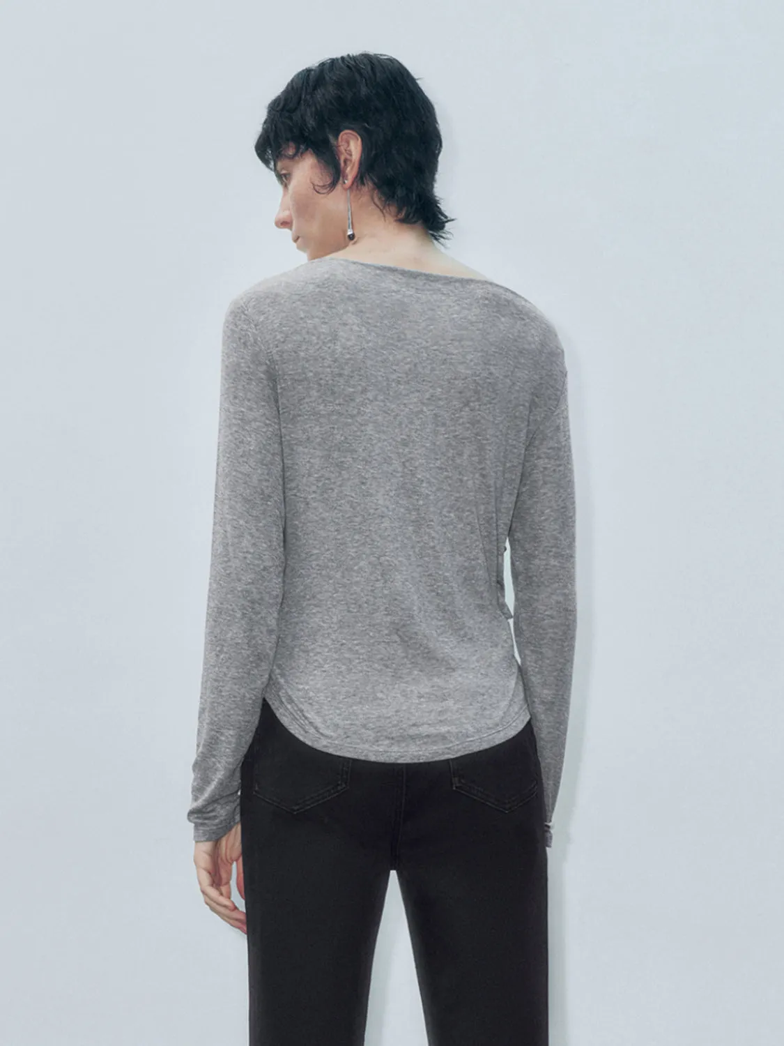 Ruched Regular T-Shirts