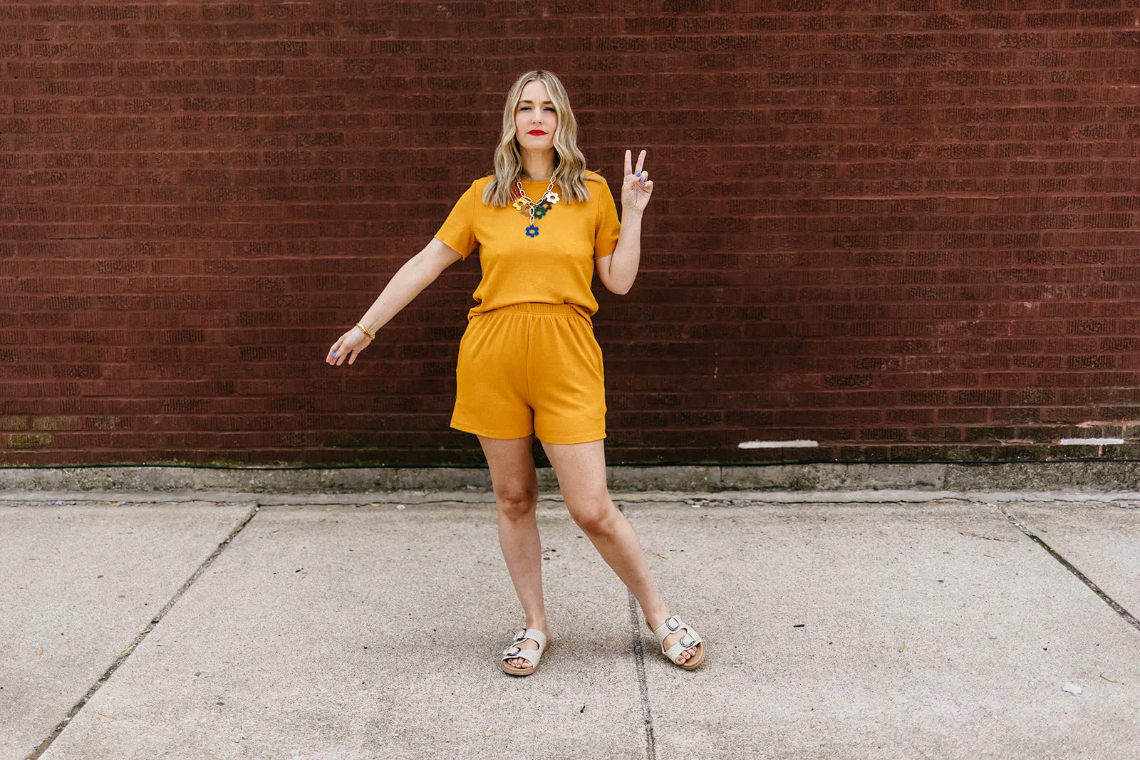 samantha set in mustard