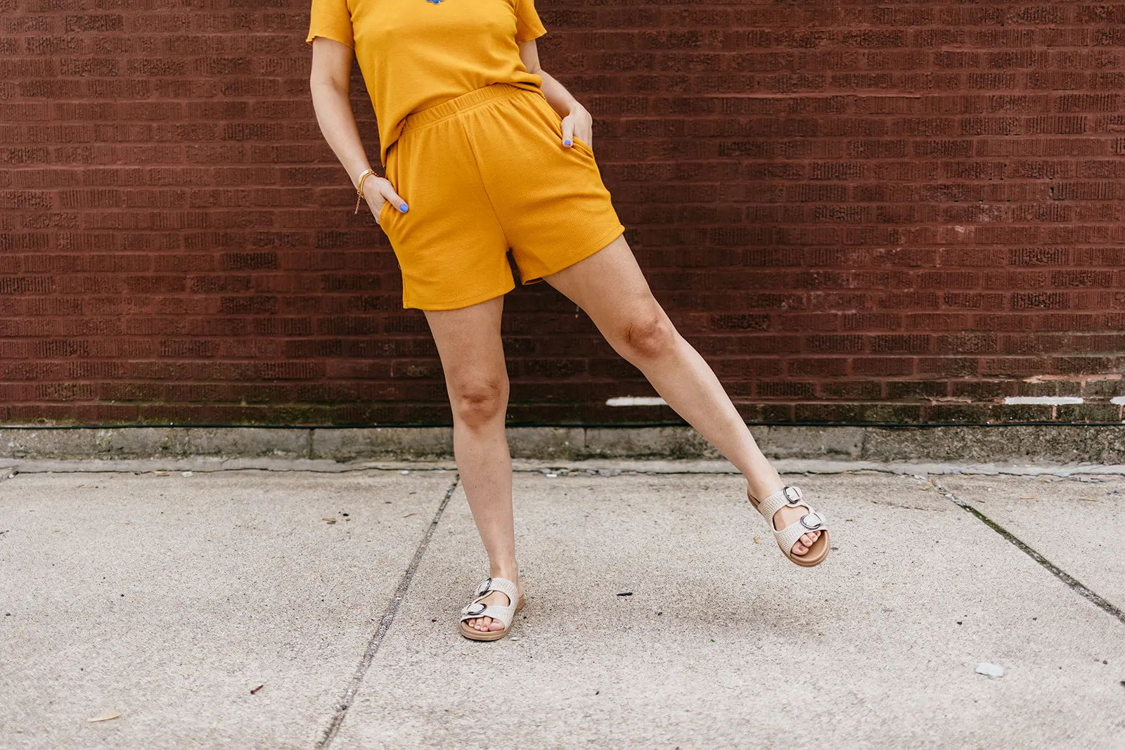 samantha set in mustard