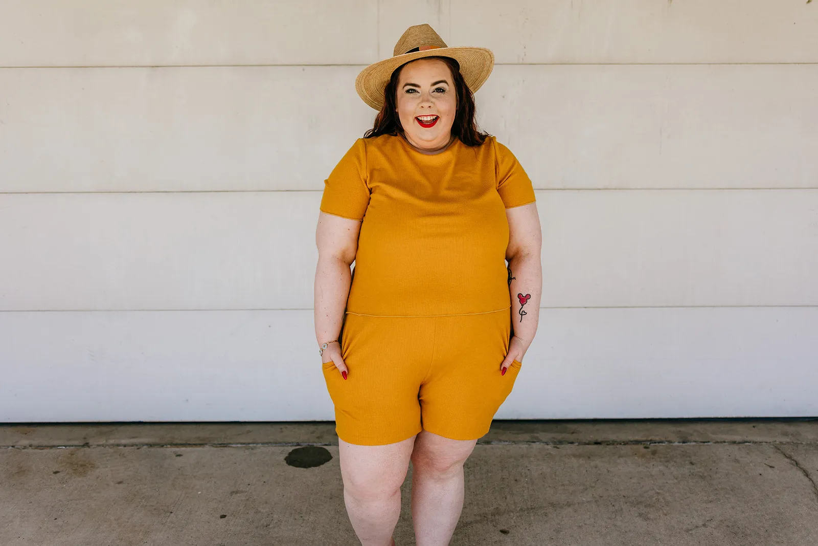 samantha set in mustard