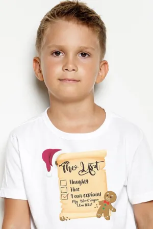 Santa's List - Kids Unisex T-Shirt