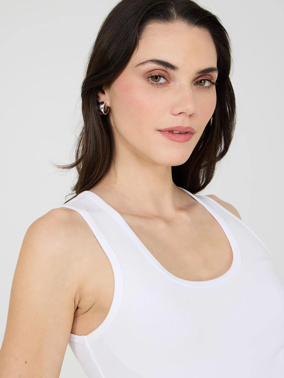 Scoop Neck Jersey Tank Top