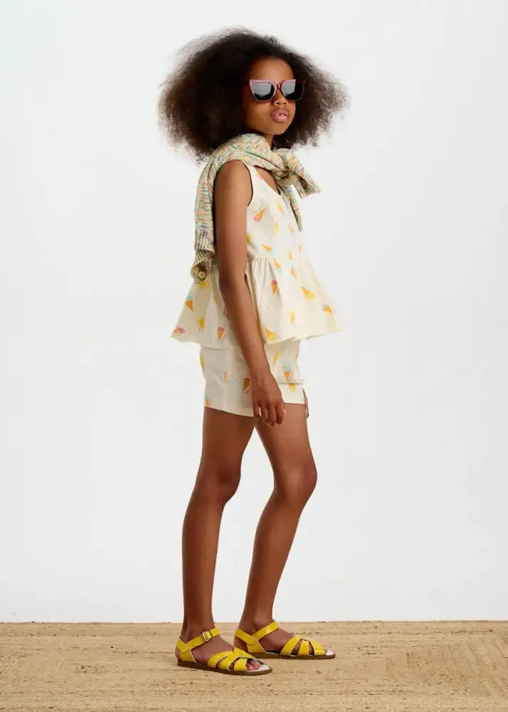 Scoops - Gelato Jersey Baby & Kids Frill Swing Top