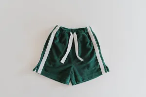 Seamoss Green Terry Towelling Shorts