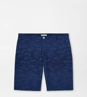 Shackleford Camo Performance Hybrid Short in Navy
