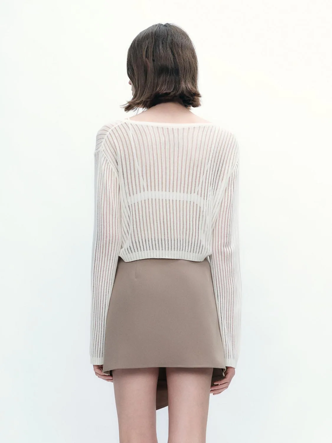 Sheer Knitted T-Shirts