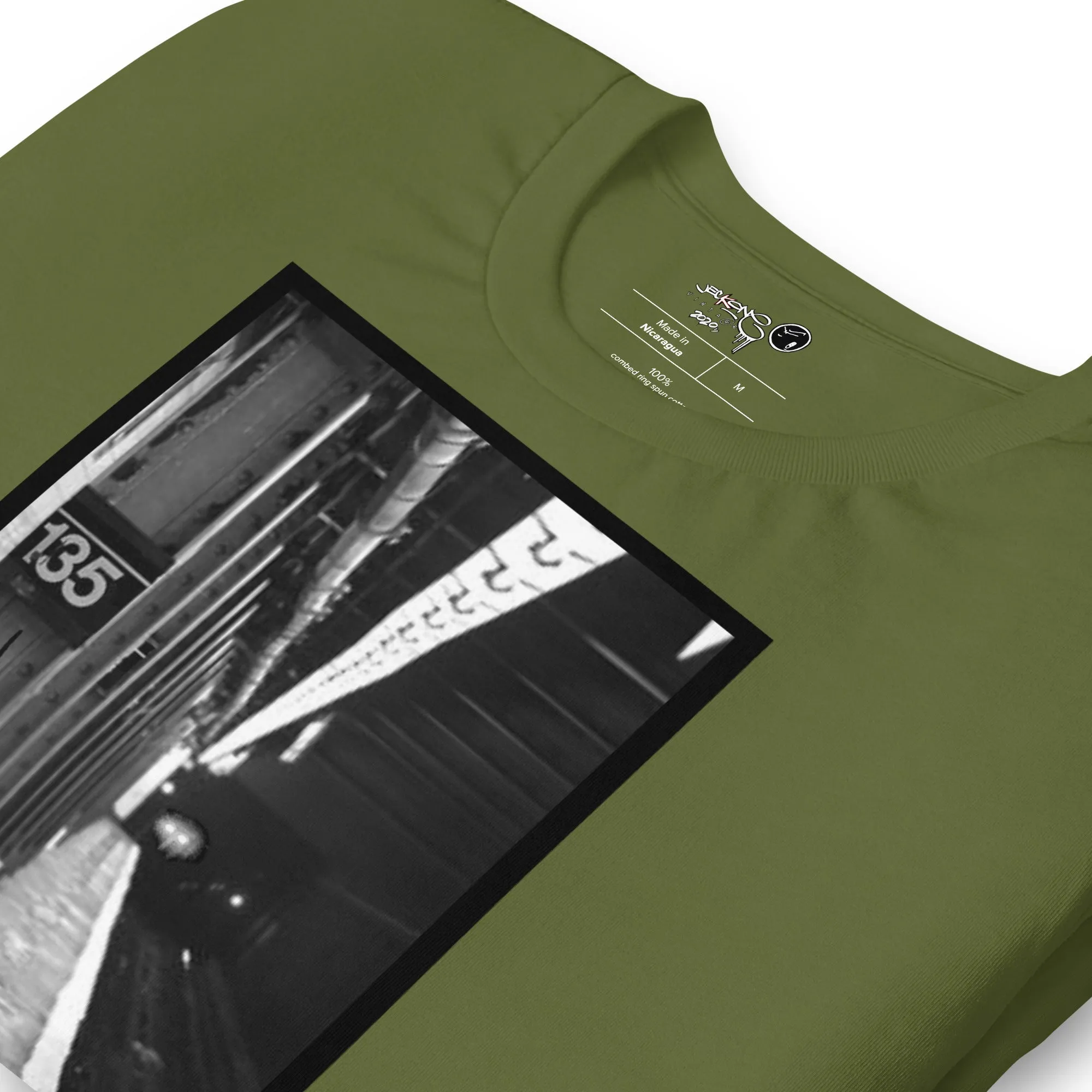 SHORT SLEEVE TEE  (uniSex) :  135th Street 3trainComing -(2020 upgraded classic)