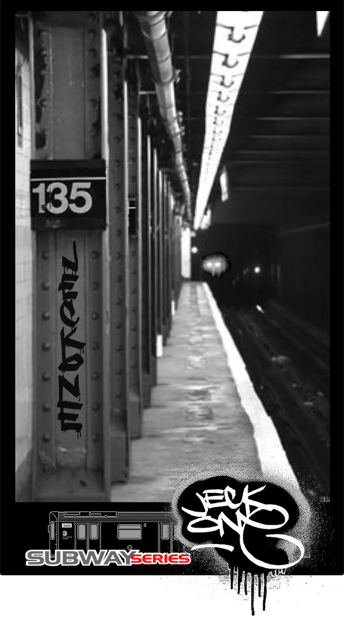 SHORT SLEEVE TEE  (uniSex) :  135th Street 3trainComing -(2020 upgraded classic)