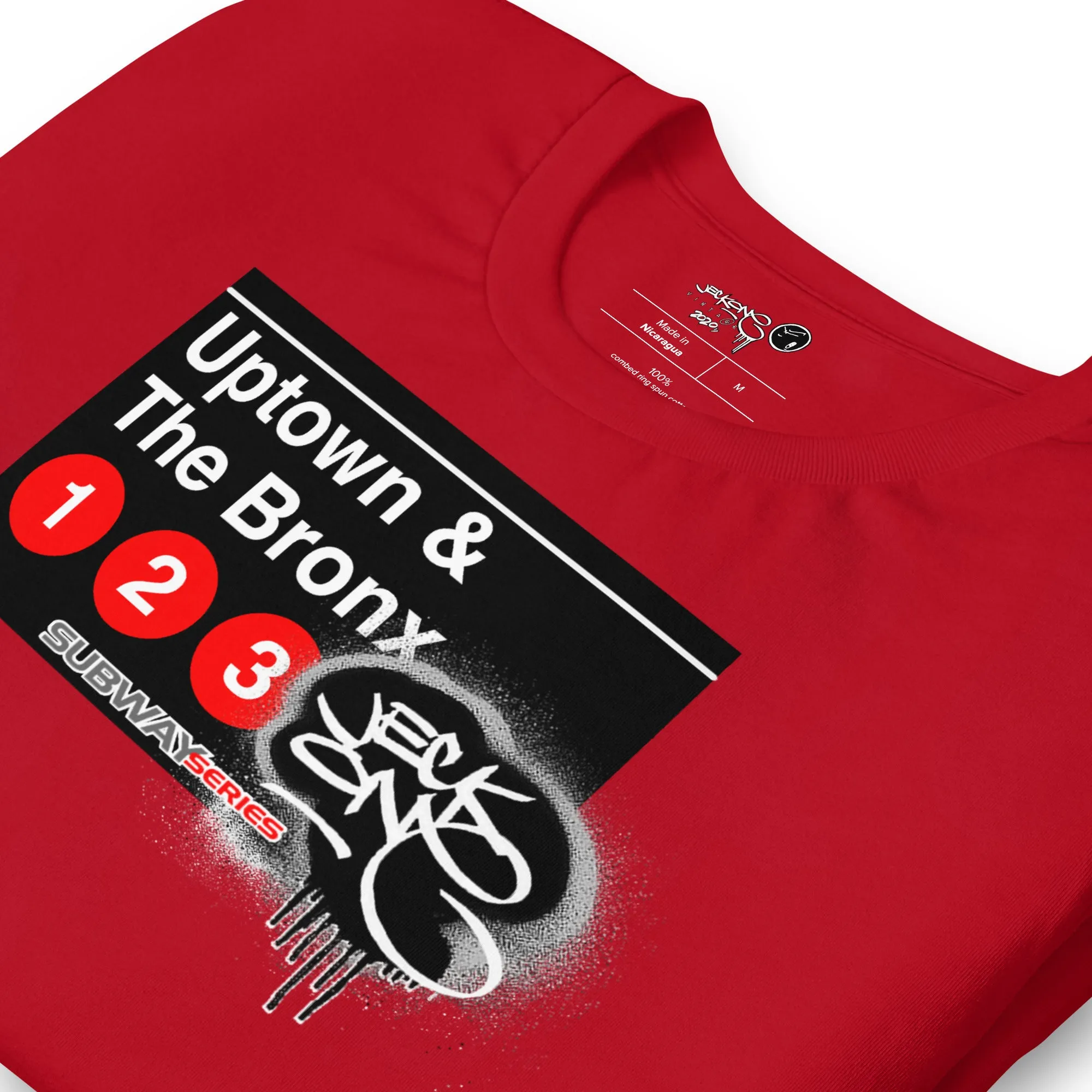 SHORT SLEEVE TEE  (uniSex) : UPTOWN & THE BRONX -(2020 upgraded classic)