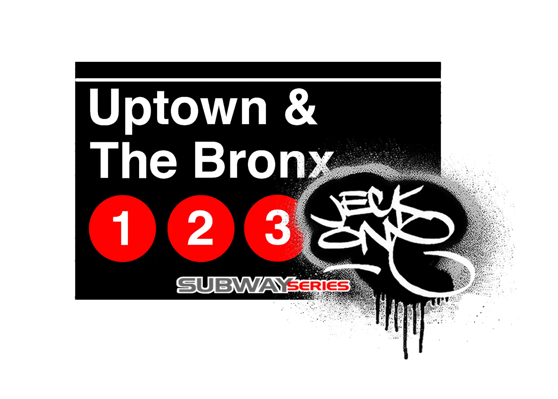 SHORT SLEEVE TEE  (uniSex) : UPTOWN & THE BRONX -(2020 upgraded classic)