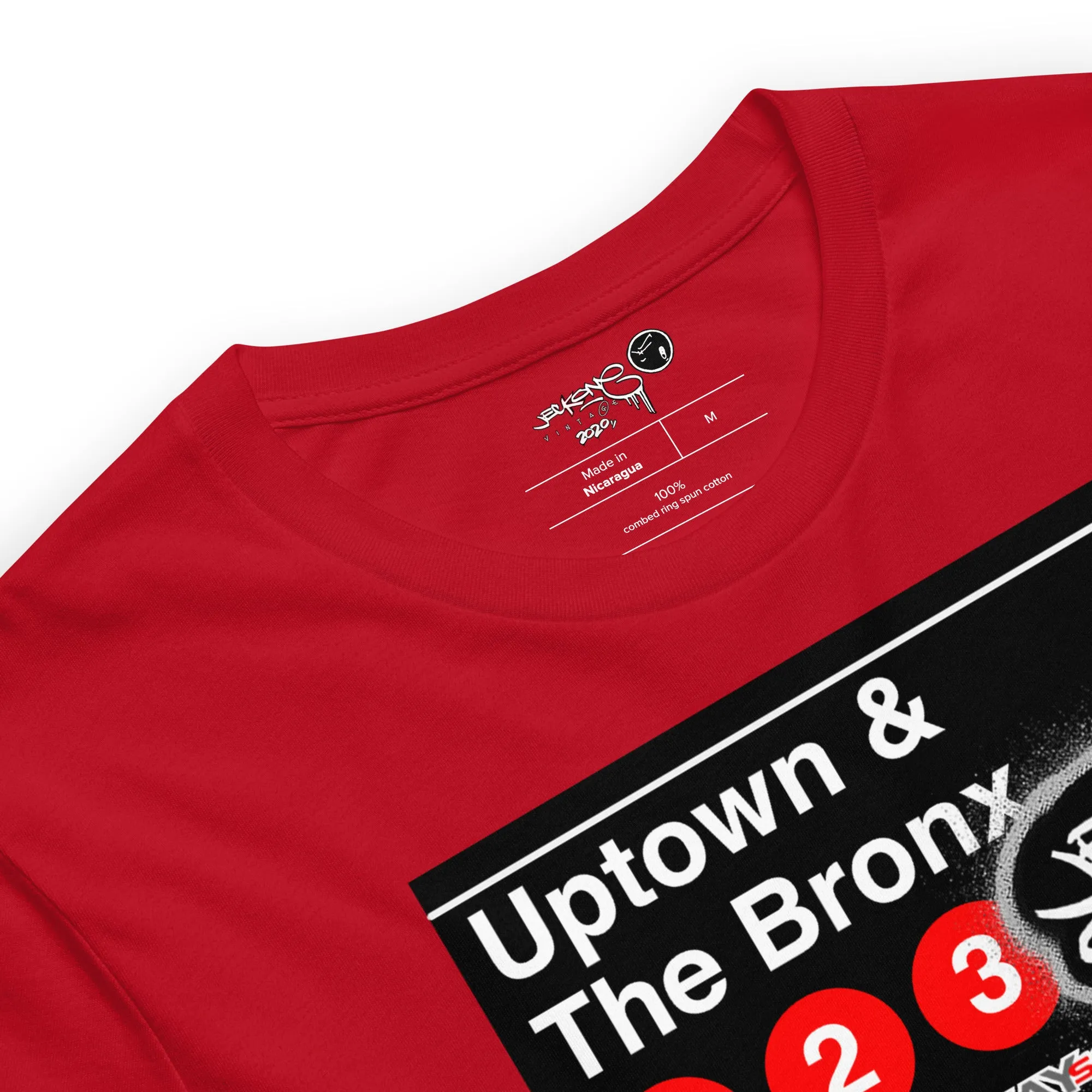 SHORT SLEEVE TEE  (uniSex) : UPTOWN & THE BRONX -(2020 upgraded classic)