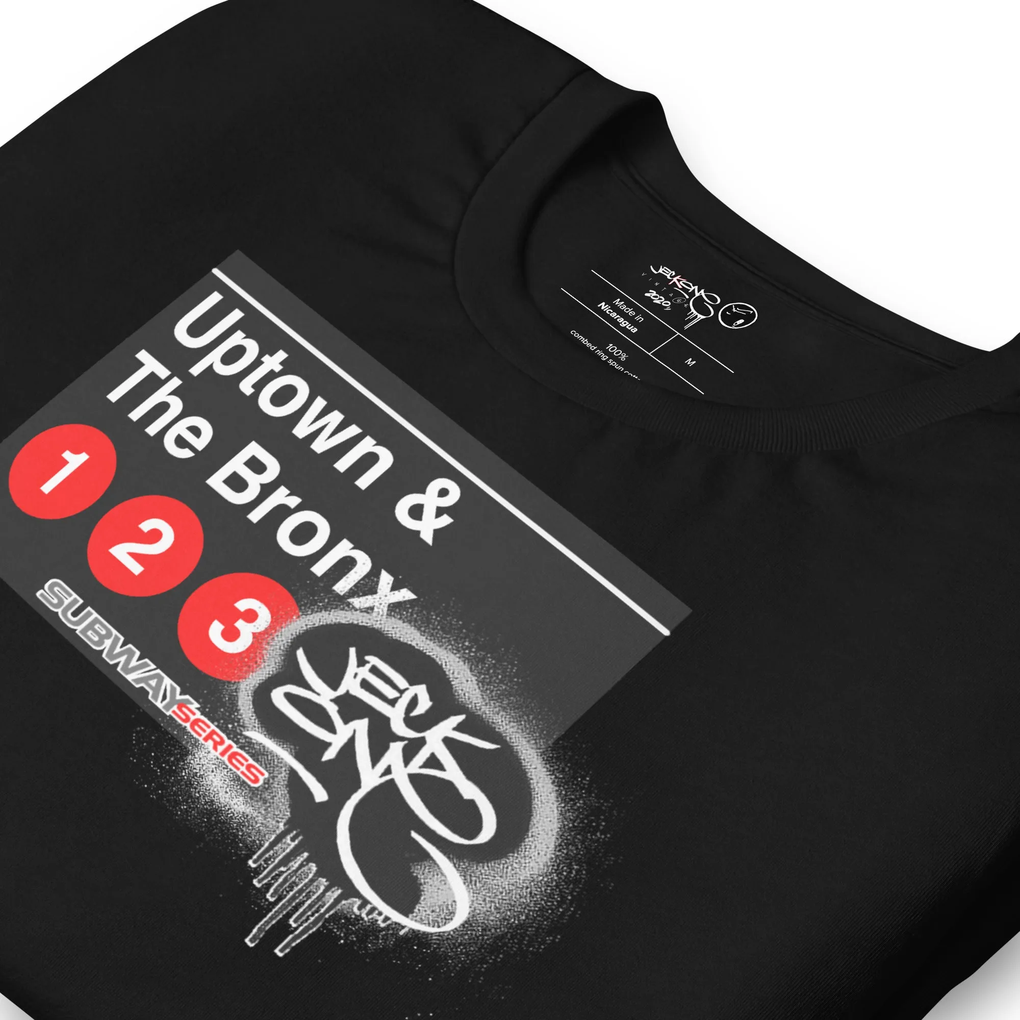 SHORT SLEEVE TEE  (uniSex) : UPTOWN & THE BRONX -(2020 upgraded classic)