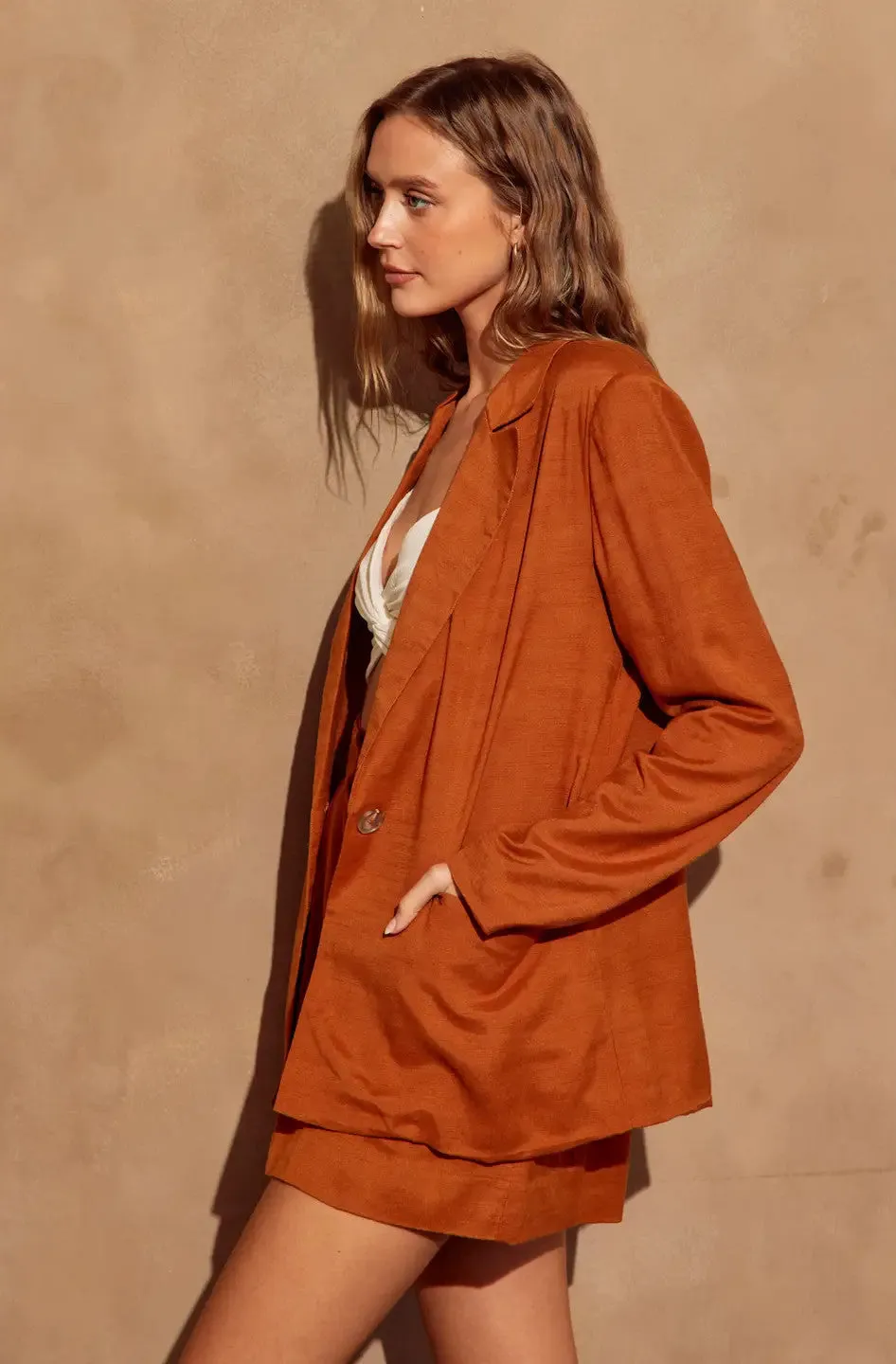 Sienna Linen Blazer