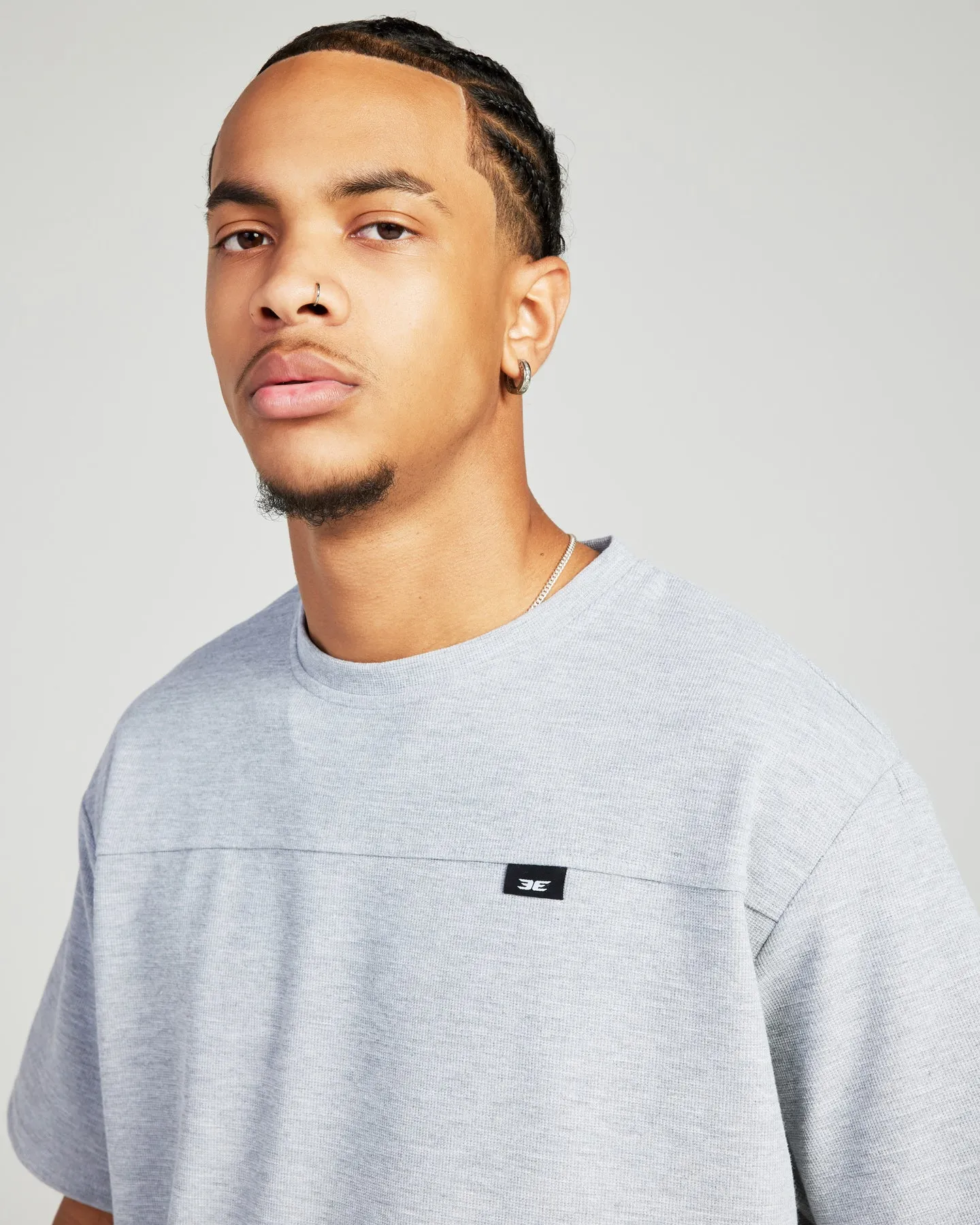 Signal Waffle Tee - Grey