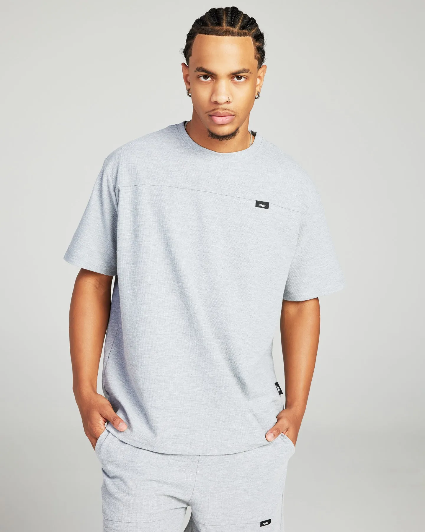 Signal Waffle Tee - Grey
