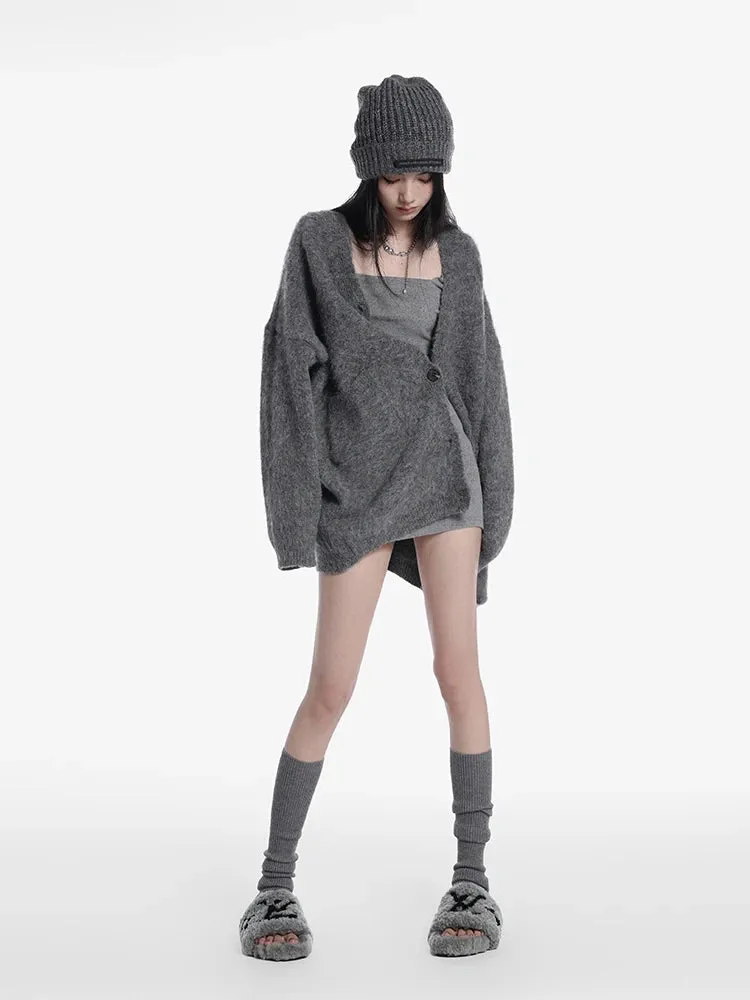 Single Breasted Vintage Sweater