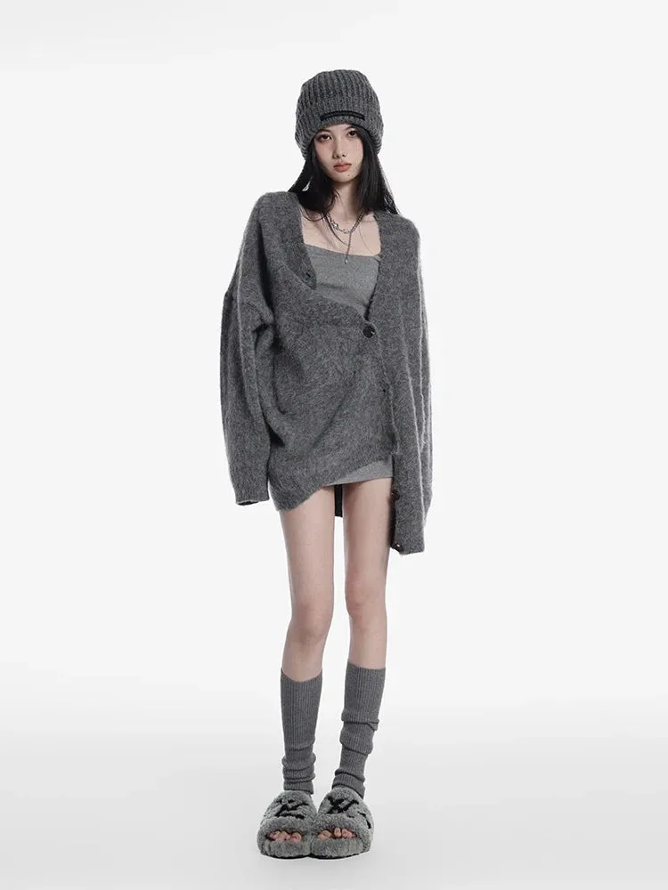 Single Breasted Vintage Sweater