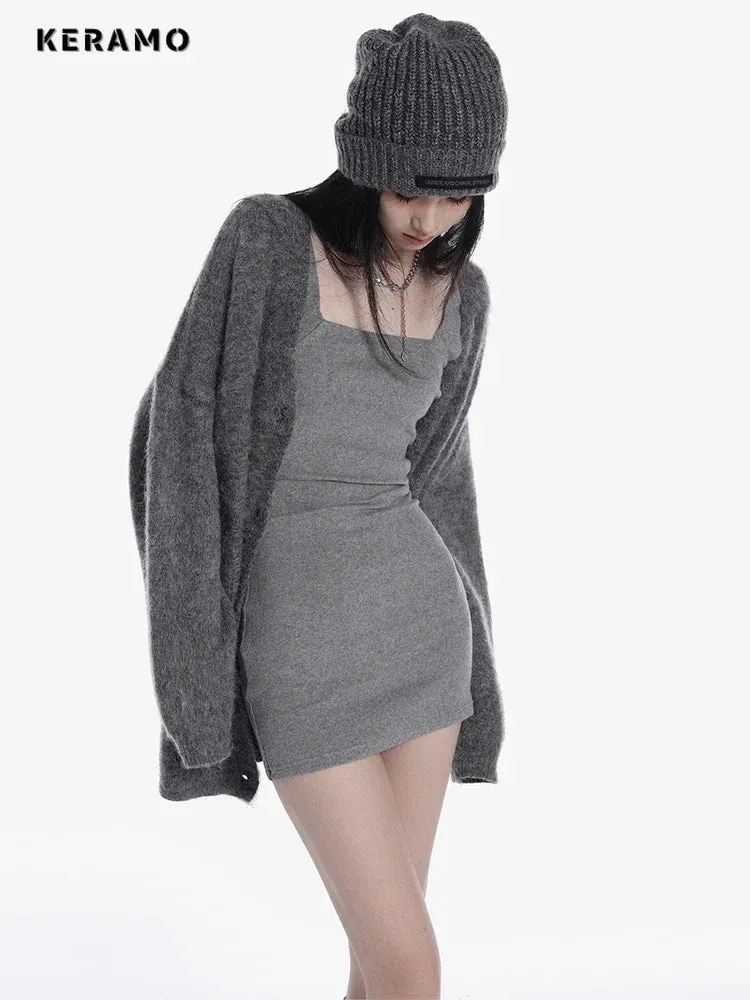 Single Breasted Vintage Sweater