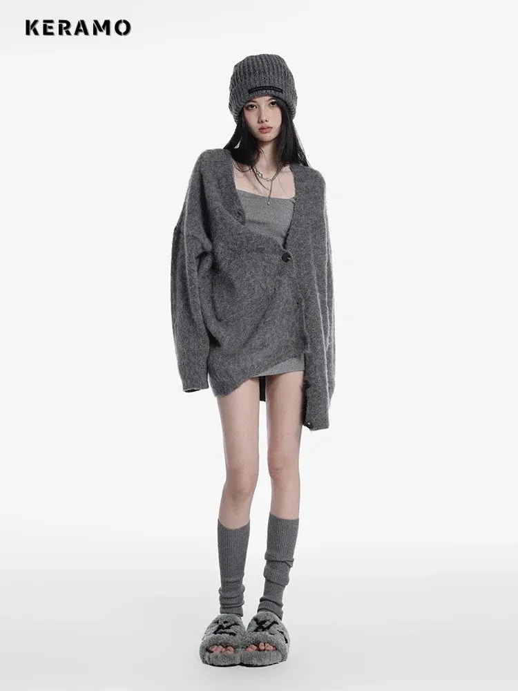 Single Breasted Vintage Sweater
