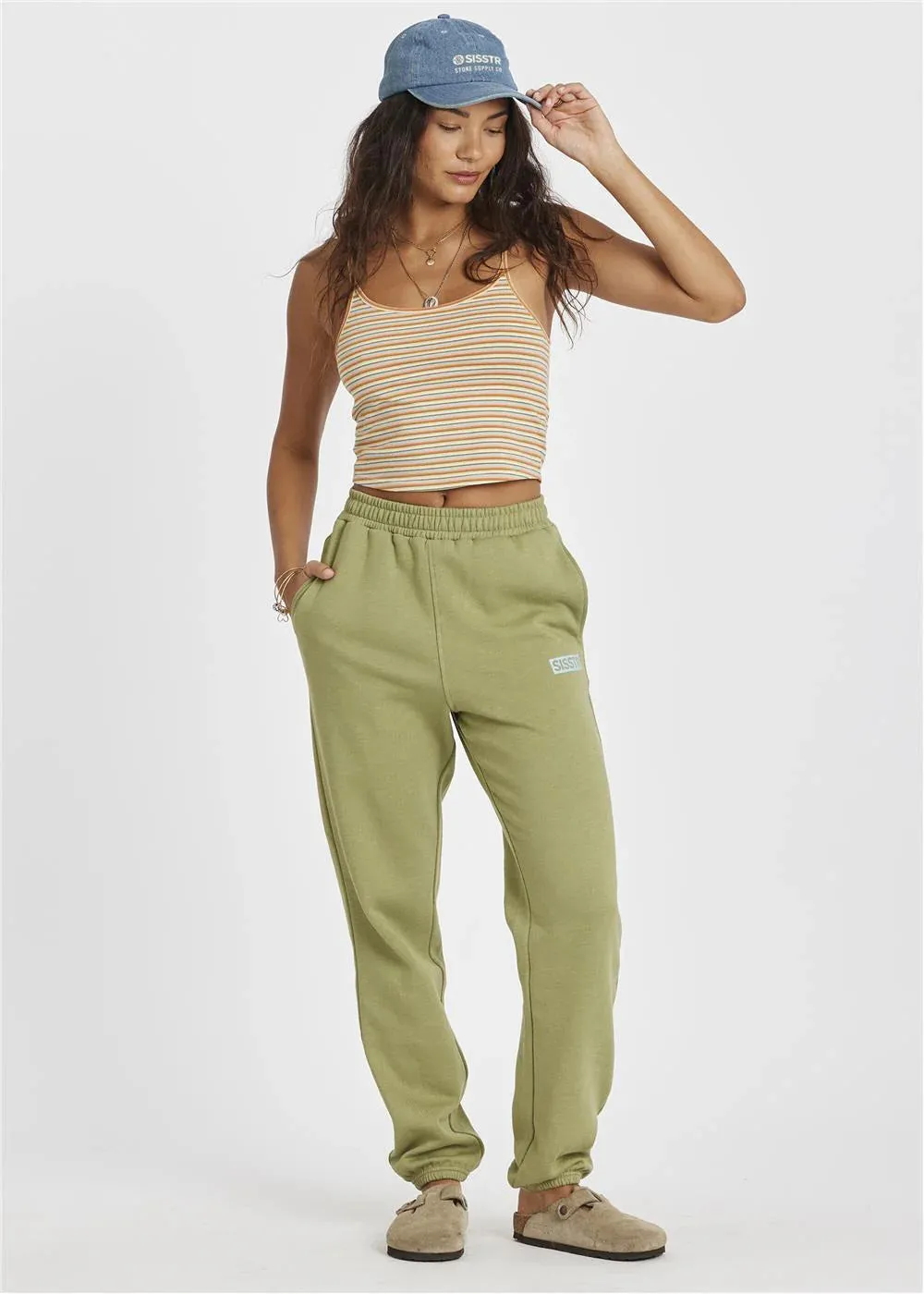 Sistrevolution Pants So Stoked Knit Army