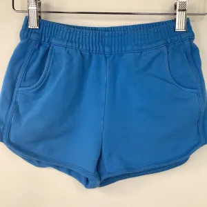 Size 8 (130): Hanna Andersson Blue Cozy Shorts