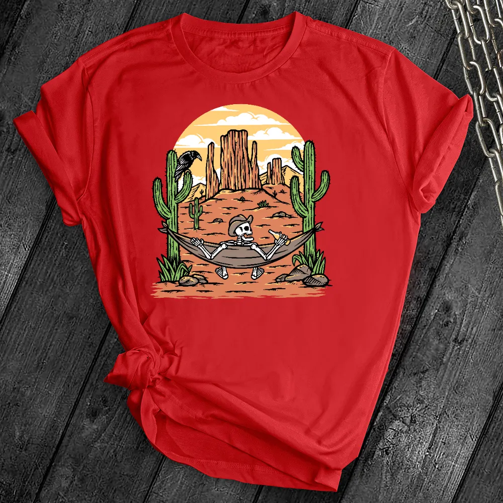 Skeleton Cowboy Desert Tee