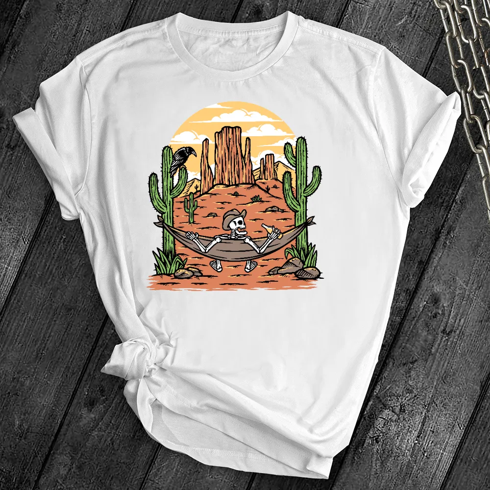 Skeleton Cowboy Desert Tee