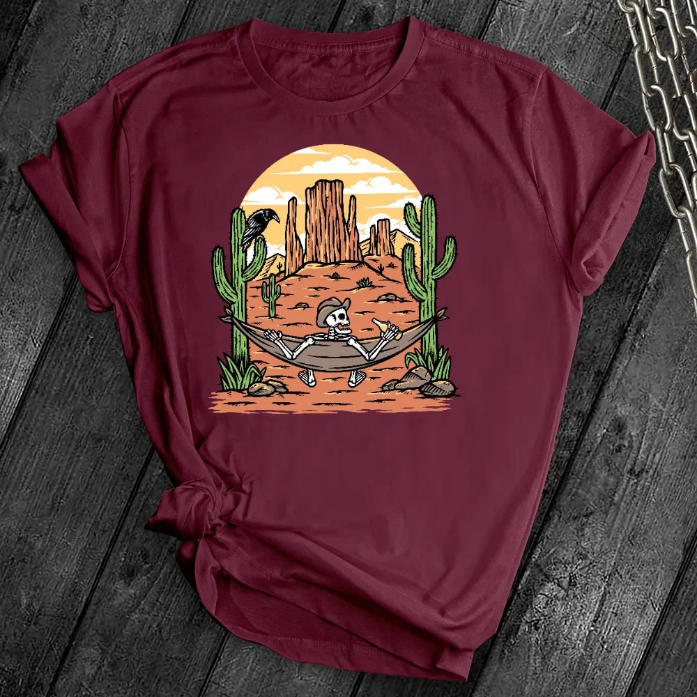 Skeleton Cowboy Desert Tee