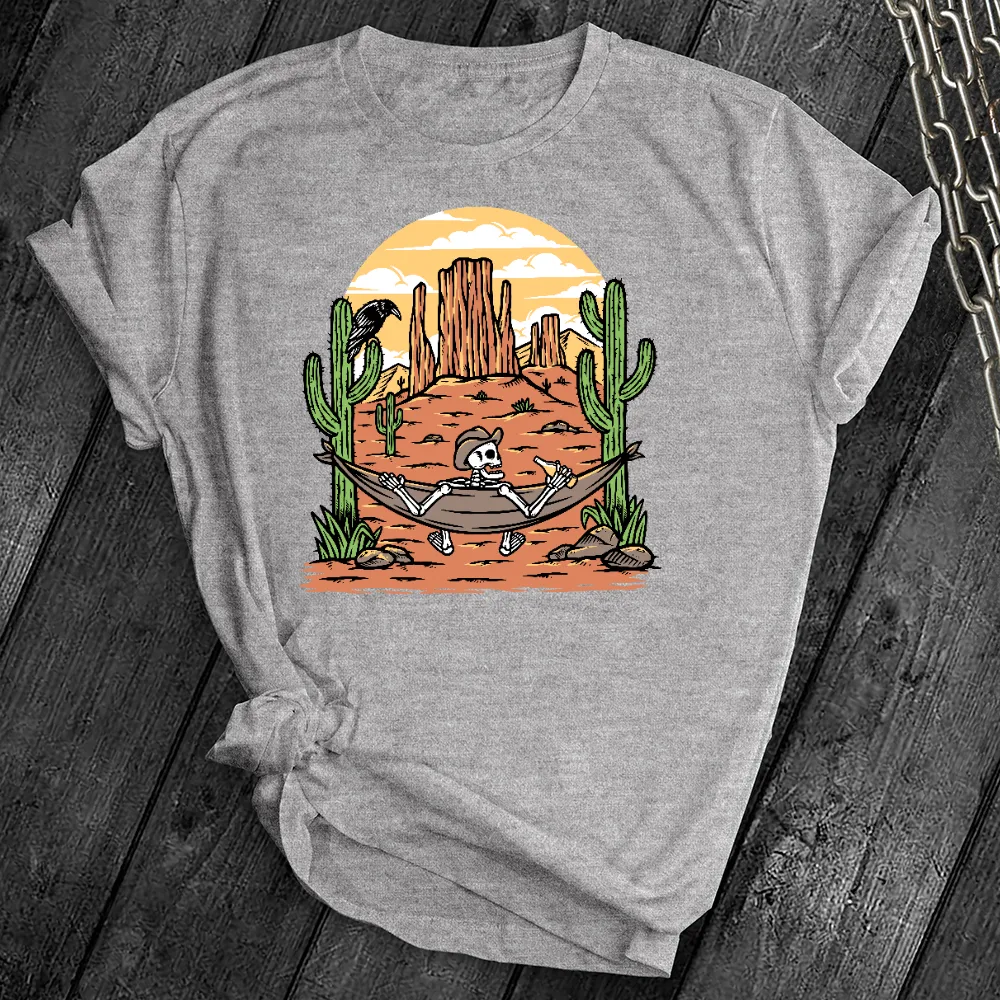 Skeleton Cowboy Desert Tee
