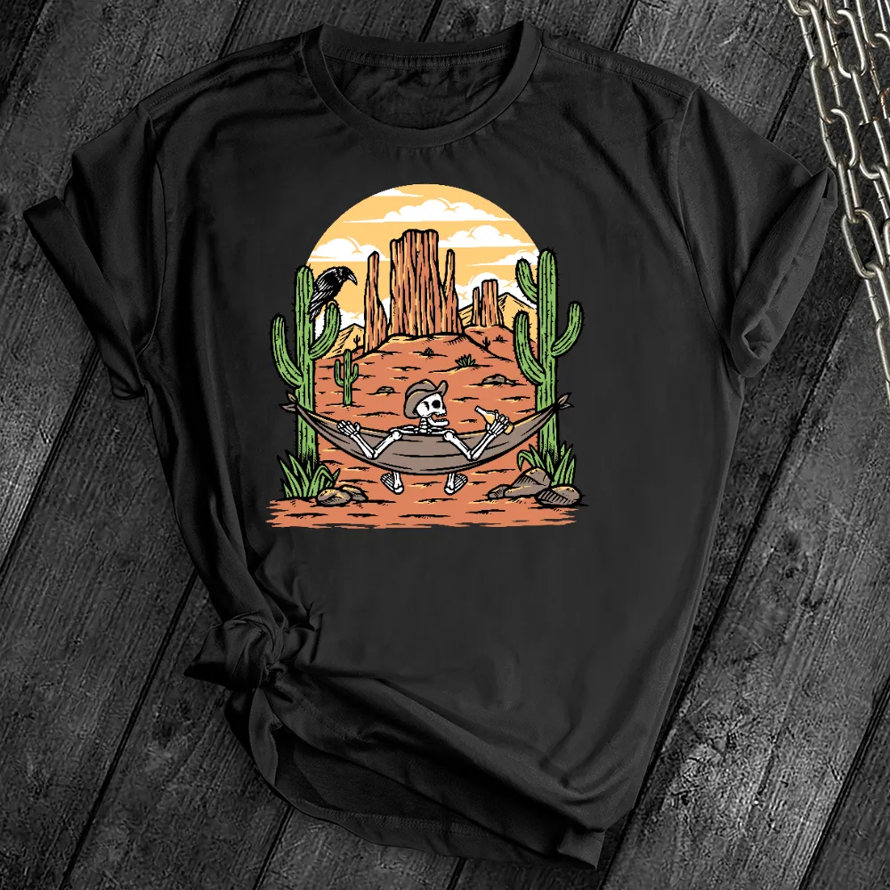 Skeleton Cowboy Desert Tee